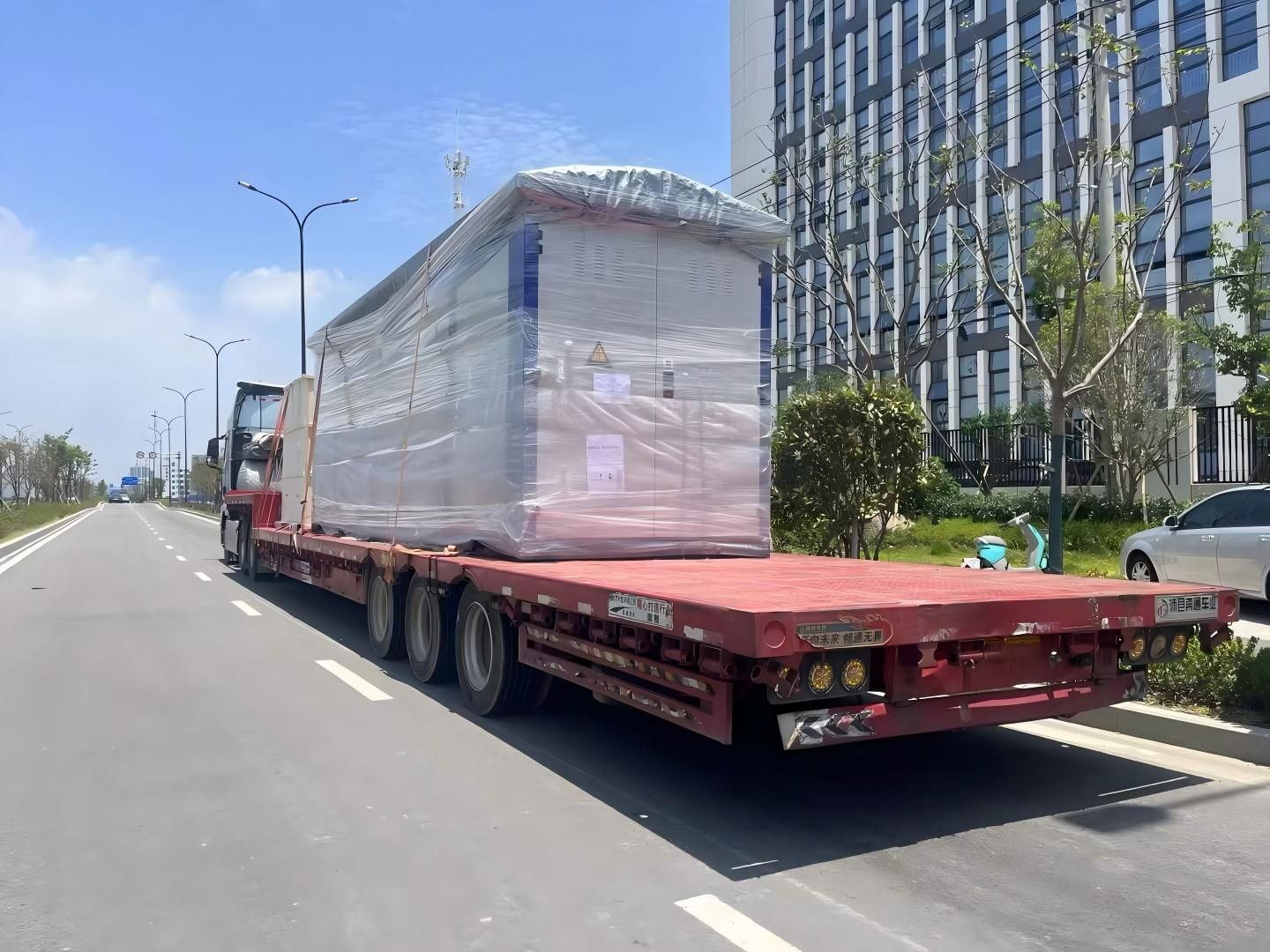 Spedizione di sottostazioni compatte in Georgia per progetti energetici industriali locali
