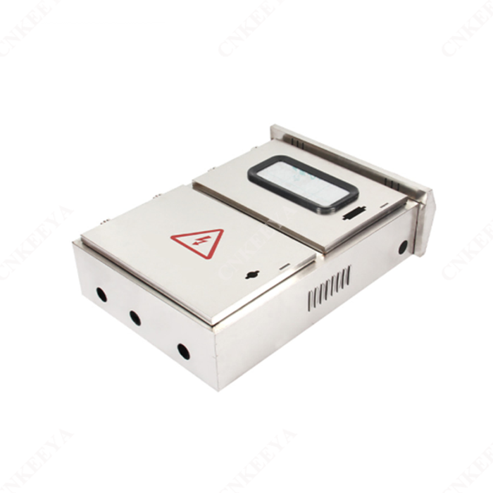 Scatola elettrica impermeabile in lamiera con montaggio a parete